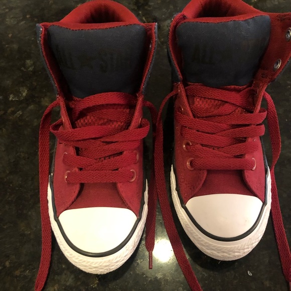 Converse Shoes Youth Converse High Tops Burgundy Poshmark